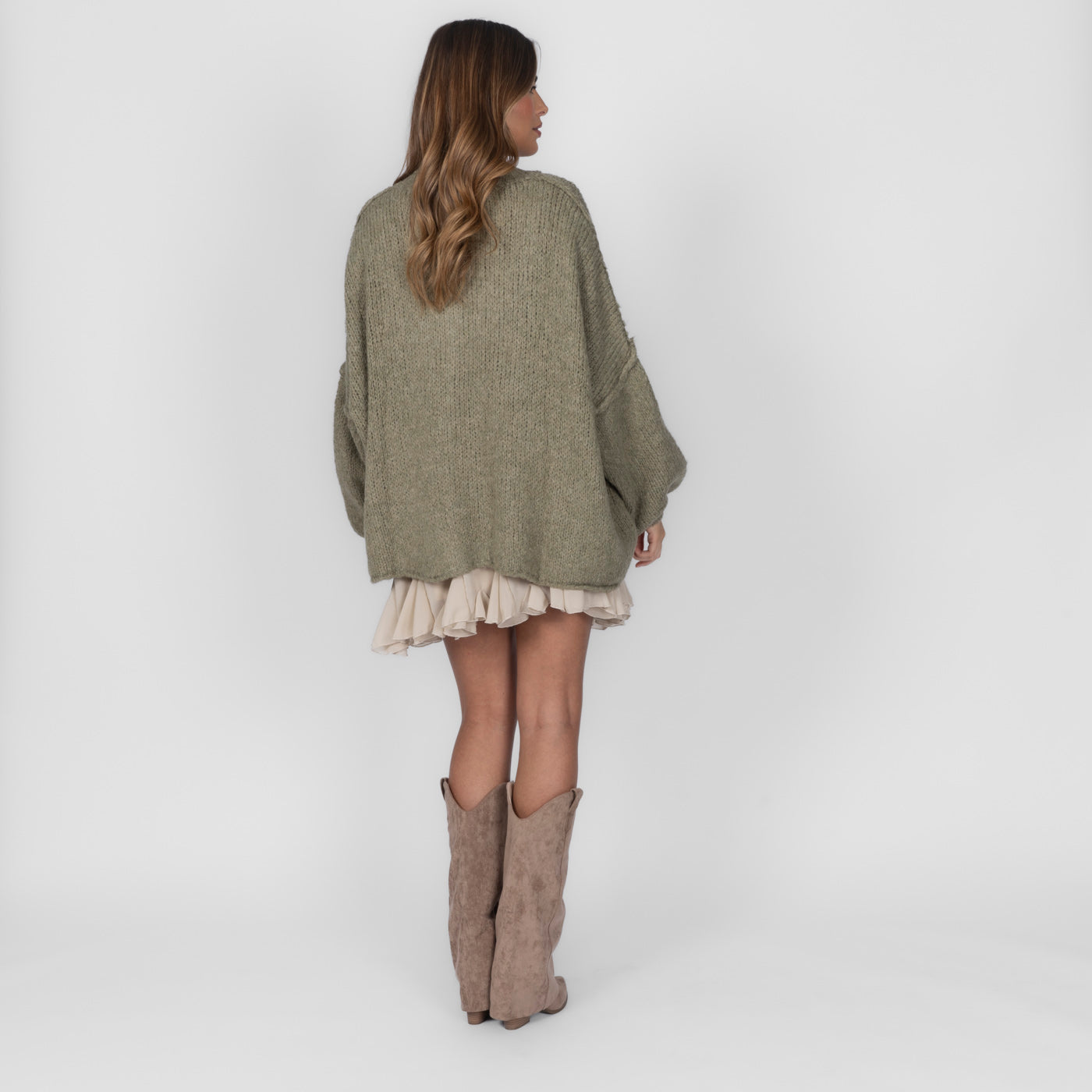 ZÉLIE™ - Cardigan Oversize CozyGlam avec Boutons Dorés Élégants