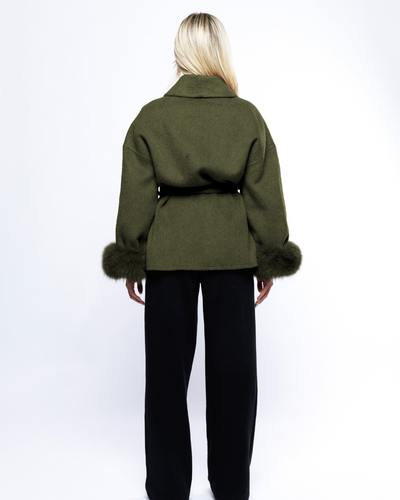 LÉONTINE™ - Gilet en Laine Mélangée