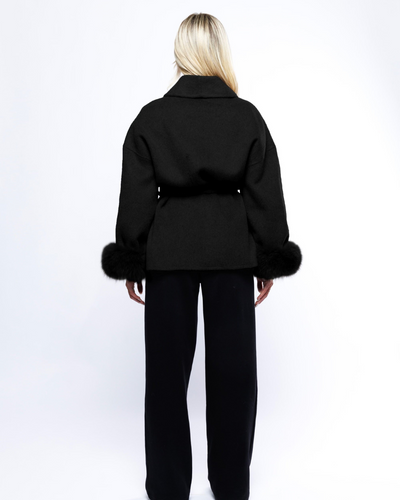 LÉONTINE™ - Gilet en Laine Mélangée