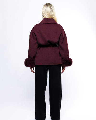 LÉONTINE™ - Gilet en Laine Mélangée