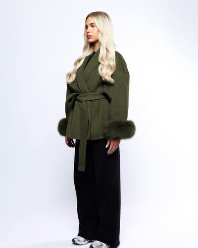 LÉONTINE™ - Gilet en Laine Mélangée