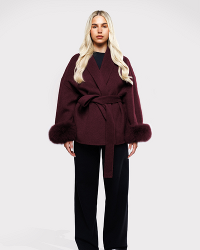 LÉONTINE™ - Gilet en Laine Mélangée