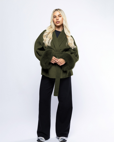 LÉONTINE™ - Gilet en Laine Mélangée