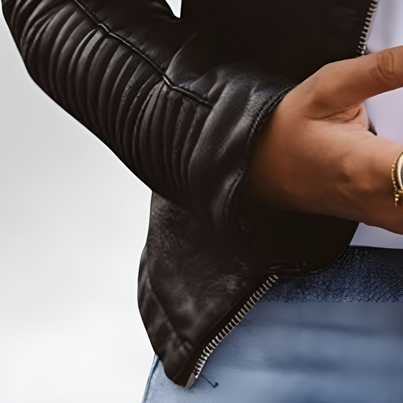 NOÉLIE™ – VESTE EN CUIR ÉLÉGANTE