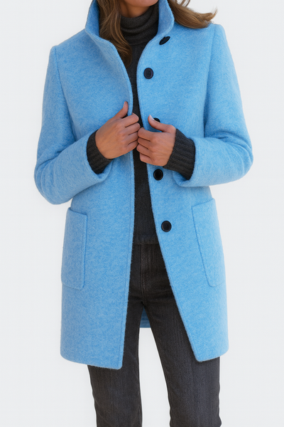STELLA™ - Manteau pour Femme à Col Haut