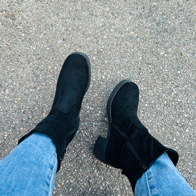 ÉLOURINE™ - Bottines en daim