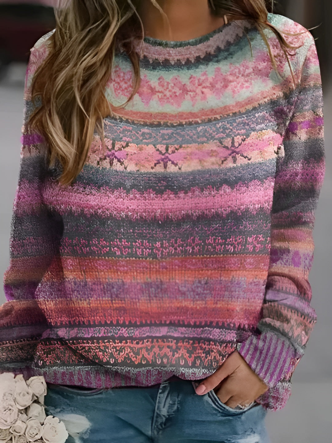 SOPHIA™ - Pull Femme Tendance en Maille