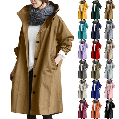 ÉLOANE™ - Trench-coat tendance pour femmes – Protégé, élégant & toujours confortable