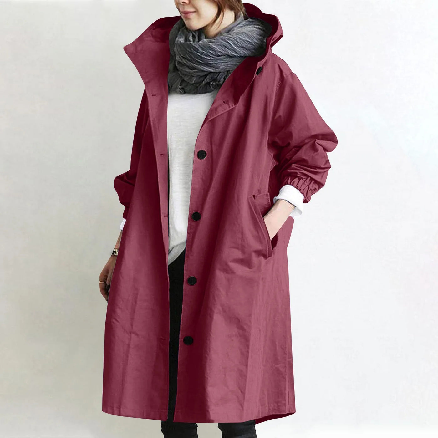 ÉLOANE™ - Trench-coat tendance pour femmes – Protégé, élégant & toujours confortable