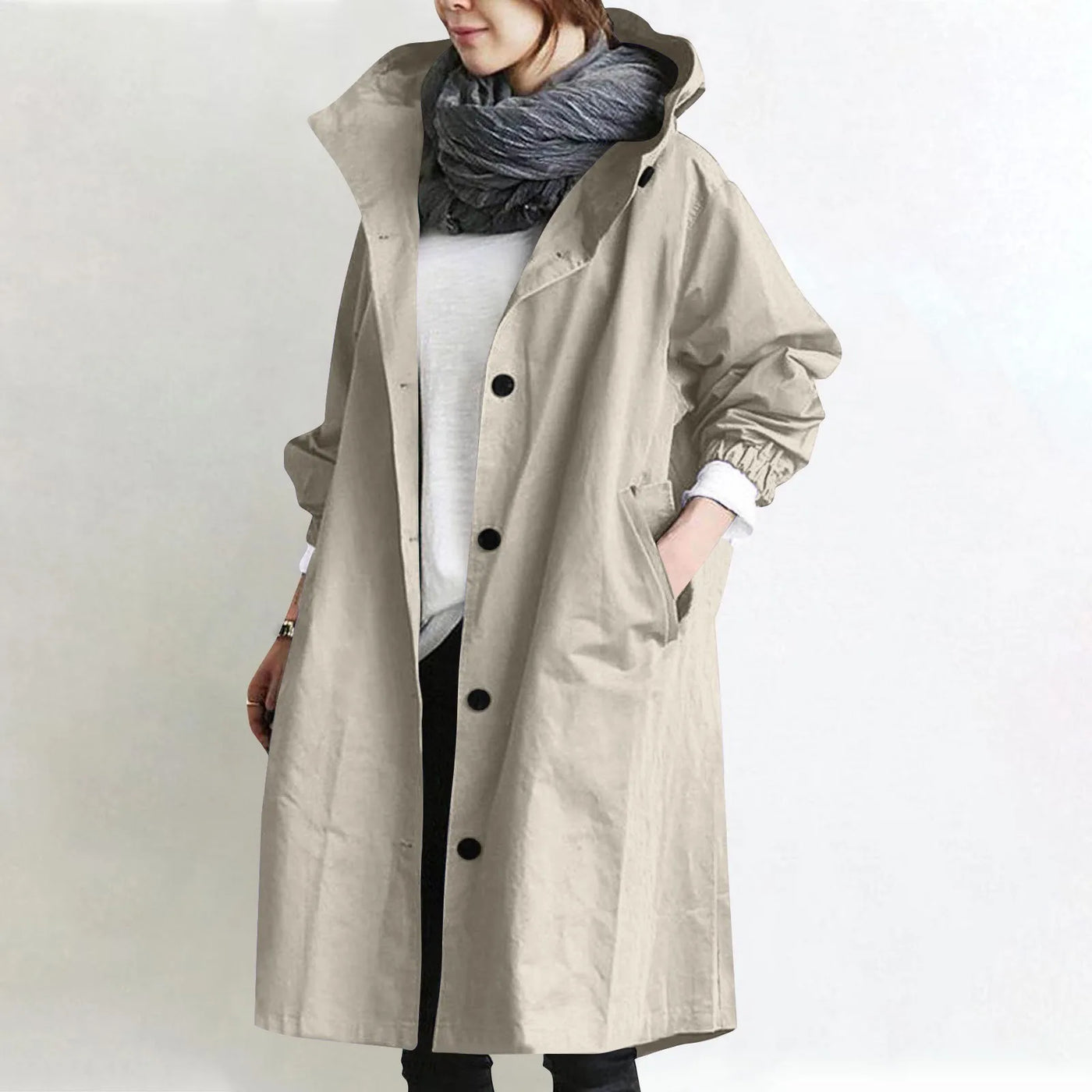 ÉLOANE™ - Trench-coat tendance pour femmes – Protégé, élégant & toujours confortable