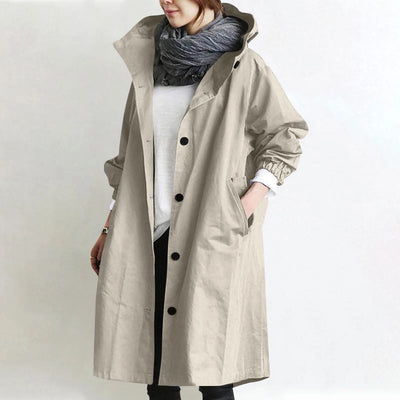 ÉLOANE™ - Trench-coat tendance pour femmes – Protégé, élégant & toujours confortable