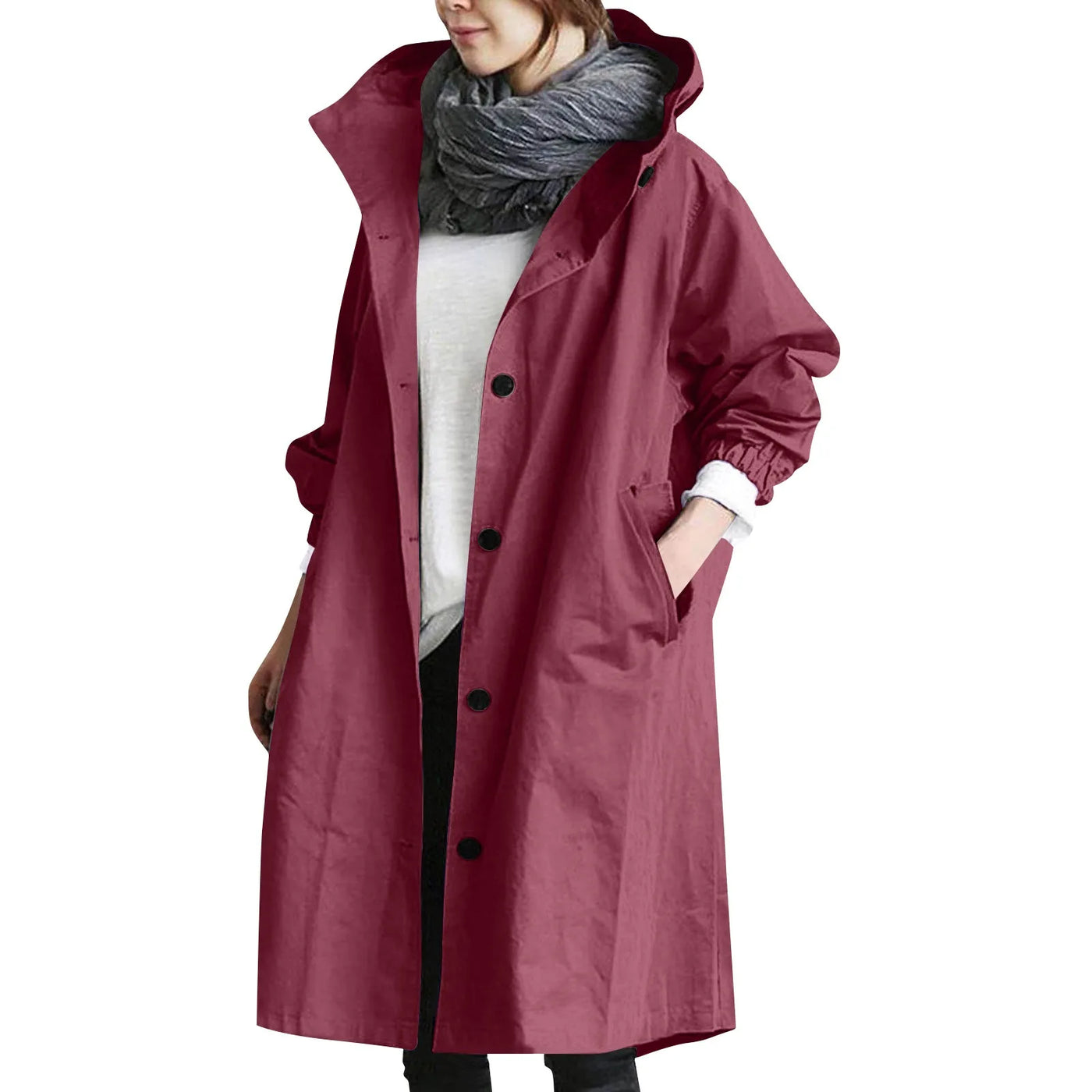 ÉLOANE™ - Trench-coat tendance pour femmes – Protégé, élégant & toujours confortable
