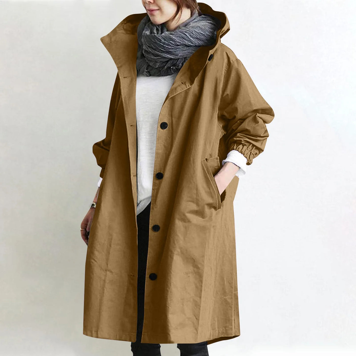 ÉLOANE™ - Trench-coat tendance pour femmes – Protégé, élégant & toujours confortable