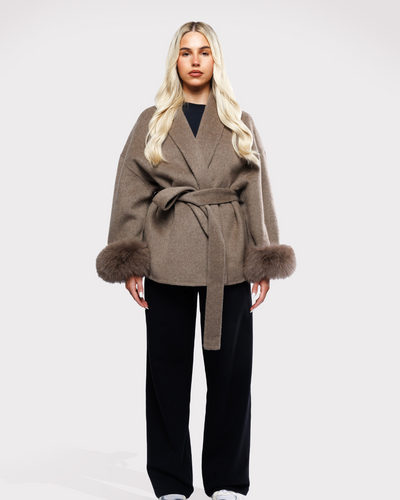 LÉONTINE™ - Gilet en Laine Mélangée