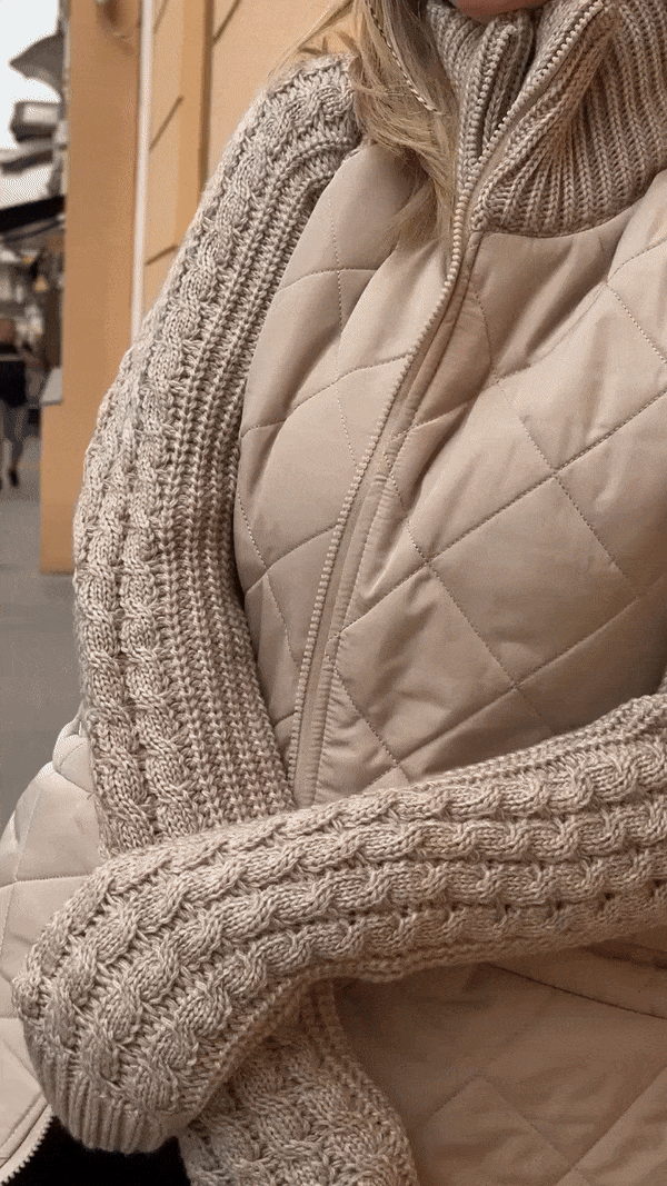 SIDONIE™ – Pull Patchwork Confortable & Tendance