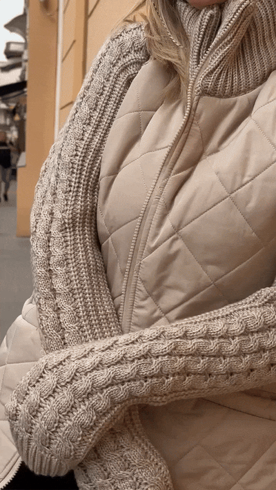 SIDONIE™ – Pull Patchwork Confortable & Tendance