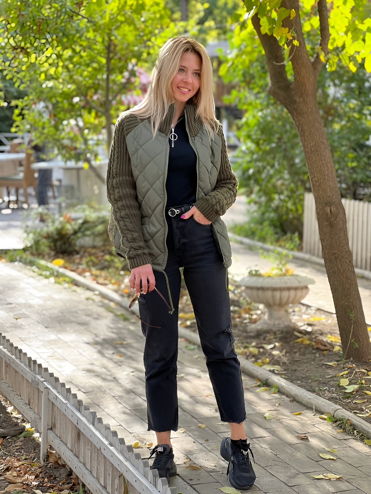 SIDONIE™ – Pull Patchwork Confortable & Tendance